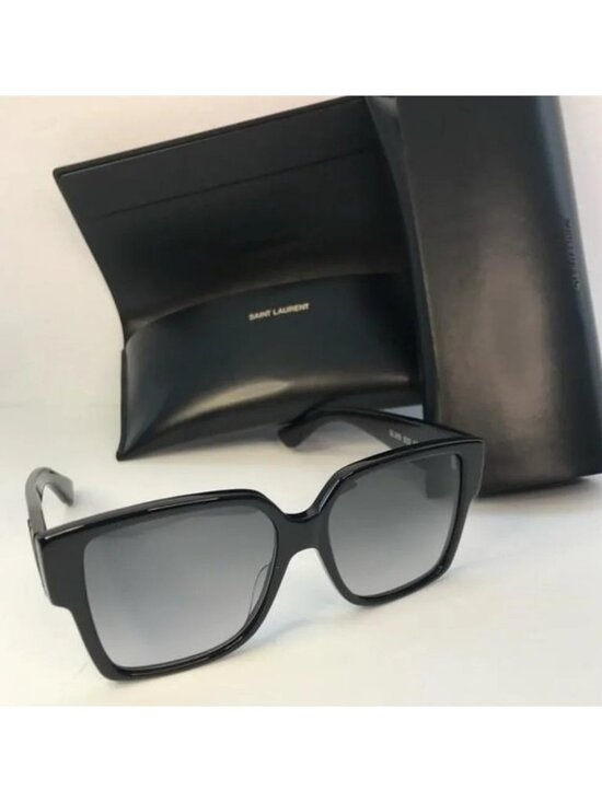 New  - ? Authentic Saint Laurent Black Grey Sunglasses SLM9 main image 16